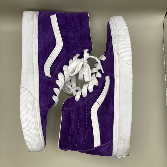 VANS Sk8-Hi Pig Suede Purple Açaí Size Mens 7 / Womens 8.5 US Hightop Shoes main image 7